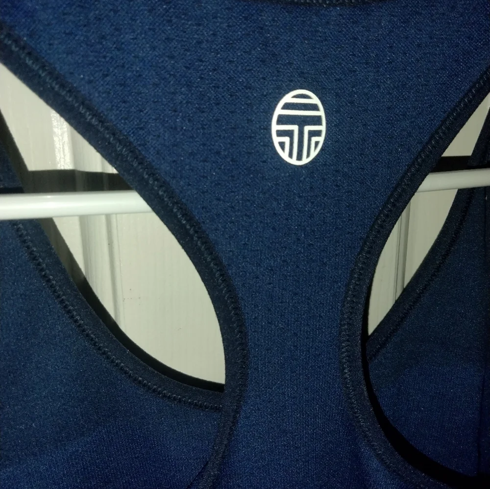 Tory Burch Sport Blue Seamless Unitard Jumpsuit XS - Picture 9 of 10